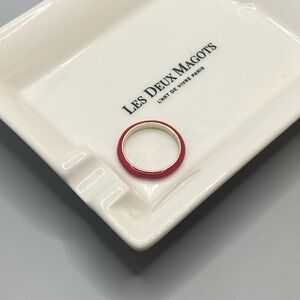 Red Clare V stacking ring